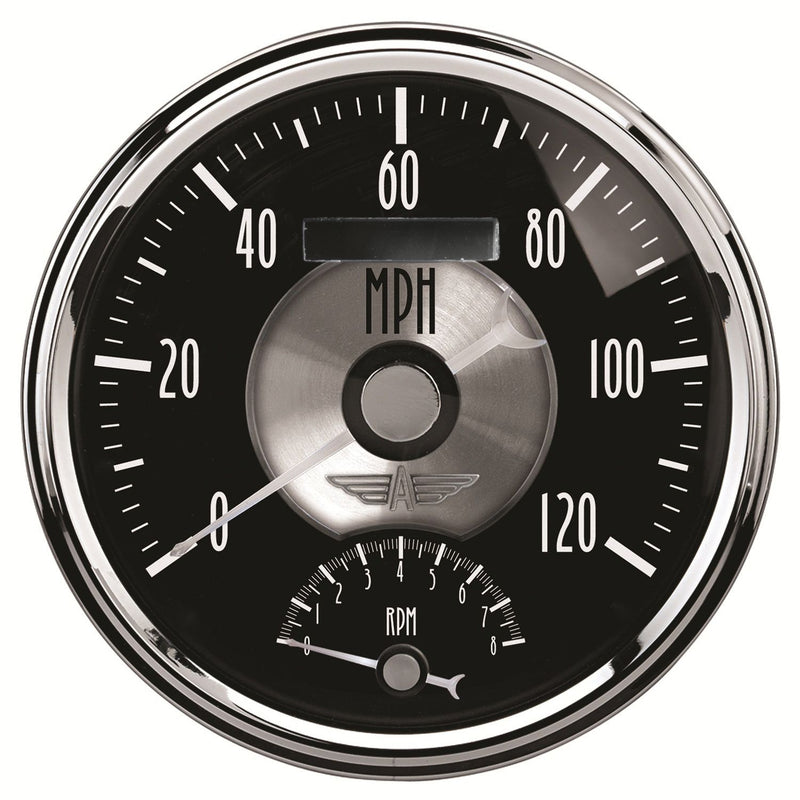 AutoMeter Black Diamond Tach/Speed Combo AU2091