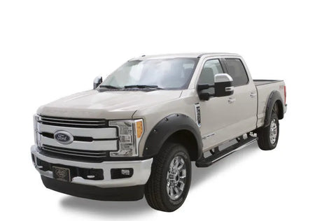 Bushwacker Pocket Style Flares 4 pc - Shadow Black (F-150 18-19) — fits Ford F-150