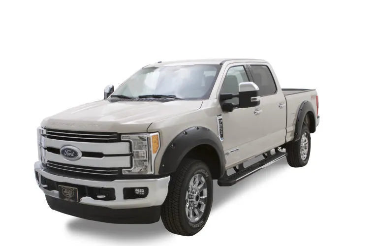 Bushwacker Pocket Style Flares 4 pc - Shadow Black (F-150 18-19) — fits Ford F-150