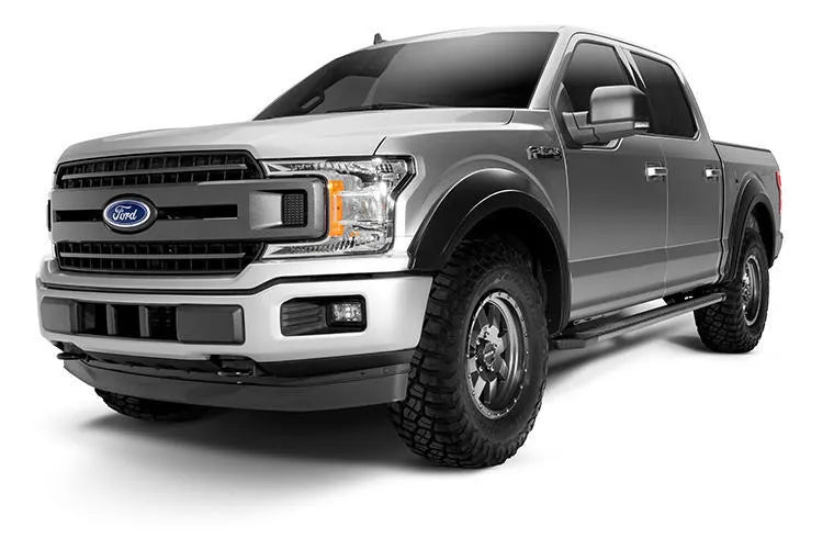 Bushwacker Extend-A-Fender Style Flares 4pc. - Black (F-150 18-19) — fits Ford F-150