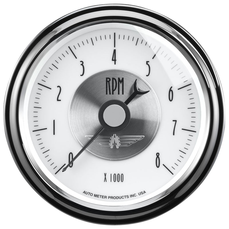 AutoMeter Prestige Pearl 3-3/8in Tacho AU2098