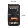 Type-C USB Car Charger Adapter Voltmeter to suit Toyota Land Cruiser 100 Se — image 1