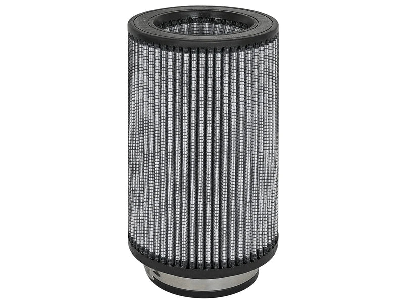 aFe Magnum Flow Pro Dry S Air Filter - 4" Flange, 6" Base, 5.5" Inv Top, 9" Height
