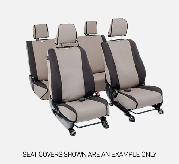 MSA 4x4 Front & Second Row Seat Covers (Ranger PY XL/XLS/XLT/Wildtrak Dual Cab 22+) — fits Ford Ranger