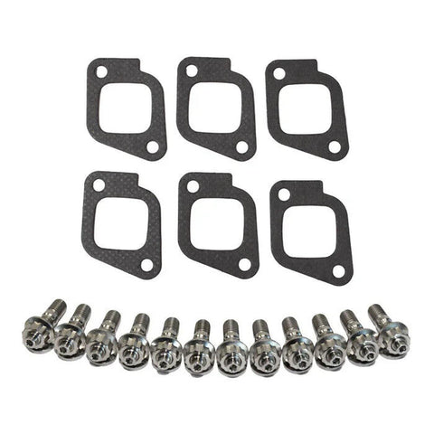Nissan Patrol GQ Y60 4.2L Permaseal Exhaust Manifold Titanium Studs&Gasket