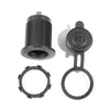 2x Waterproof 12V Car Cigarette Lighter Socket With USB Charger Power Adapter Ou — image 3