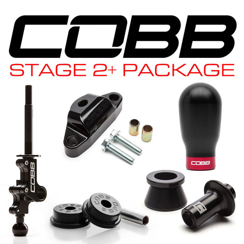 Cobb Tuning Stage 2+ Drivetrain Package Tall Weighted Knob Lockout (STI 01-21)