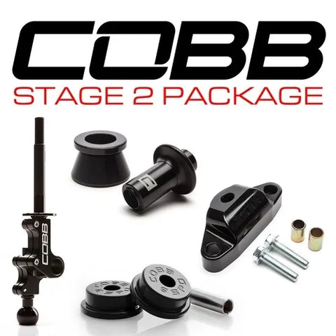 Cobb Tuning Stage 2 Drivetrain Package (STi 01-19) Blk/Red