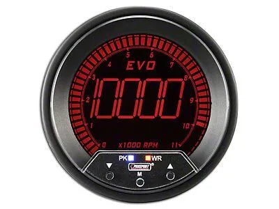 ProSport 52mm 'Evo' Exhaust Gas Temperature Gauge - Multi-Colour - Fahrenheit