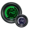 ProSport 52mm Electrical 'Evo' Volt Gauge - Green/White Digital Display