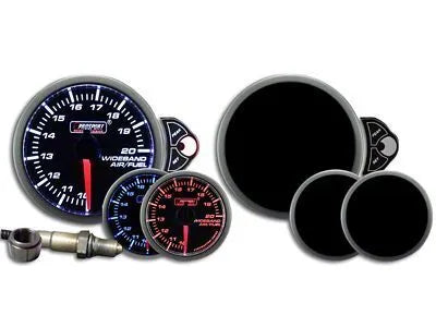 ProSport 52mm Electrical 'Halo' Wideband AFR Gauge - Blue/White/Amber