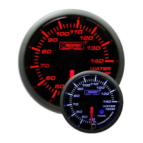 ProSport 52mm Electrical Water Temp Gauge Amber/White (Fahr.)