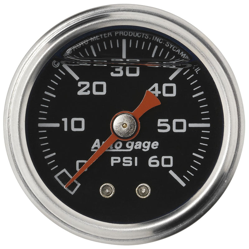 AutoMeter 0-60 PSI 1-1/2 Black Fuel AU2173