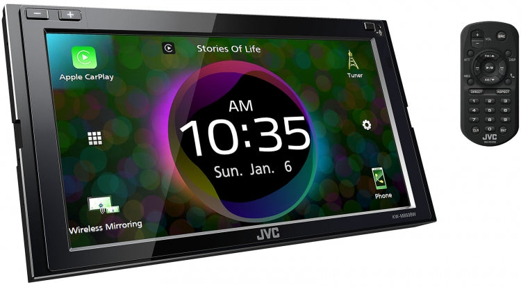 JVC KW-M950BW 6.8in. AV Wireless Apple CarPlay Android