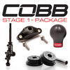 Cobb Tuning Stage 1+ Drivetrain Package (Liberty STi 04-09) White/Blk