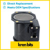 Black cylindrical kren bits automotive speaker with mesh grille and gold screws fits skyline r33 r34 maf airflow meter