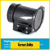 Black afm air flow meter with metallic mesh intake and gold screws for skyline r33 r34 rb25det engines