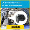 Black rectangular afm air flow meter with mesh grille and screws for skyline r33 r34 rb25det automotive use