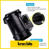 Black plastic afm air flow meter with rectangular connector housing and mounting flanges for skyline r33 r34 rb25det