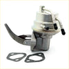 Silver metallic 22r fuel pump assembly with black rubber hose caps and curved lever handle for toyota hilux ute 1978-1983