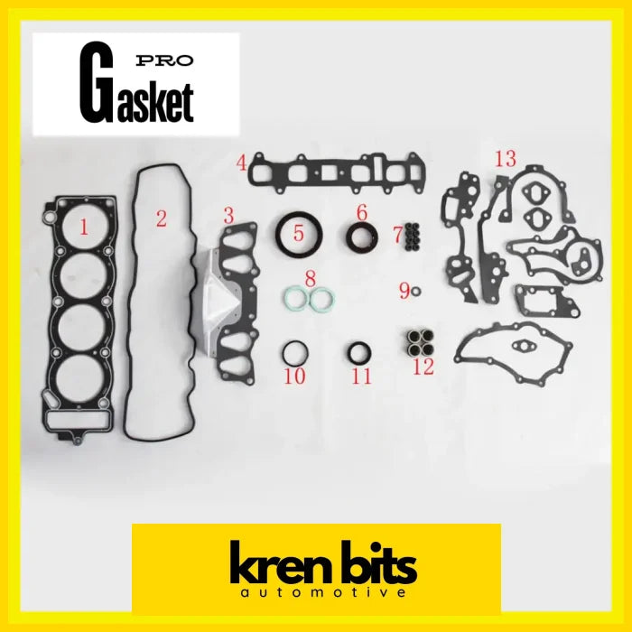 22R For Toyota Cressida Wagon Dyna 200 Landcruiser Hilux 2.4L Engine Rebuilding Kits Gasket