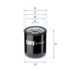 UFI Filters Oil Filter 23.131.02