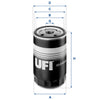 UFI Filters Oil Filter 23.249.00