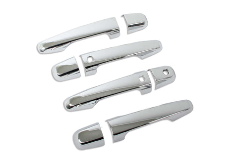 Chrome Keyless Entry Door Handle Covers for Mitsubishi Triton MQ MR 2015-2023
