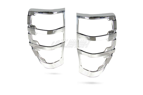 Chrome Taillight Covers/ Surrounds for Ford Ranger PX1 PX2 PX3 2011-2022