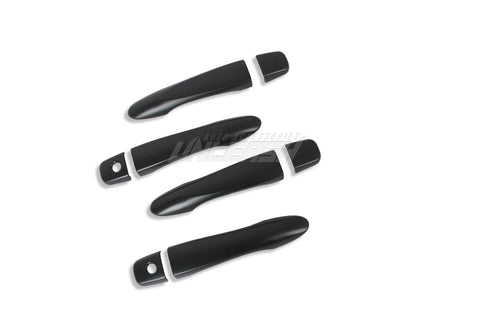 Black Door Handle Covers for Nissan Navara NP300 2015-2025
