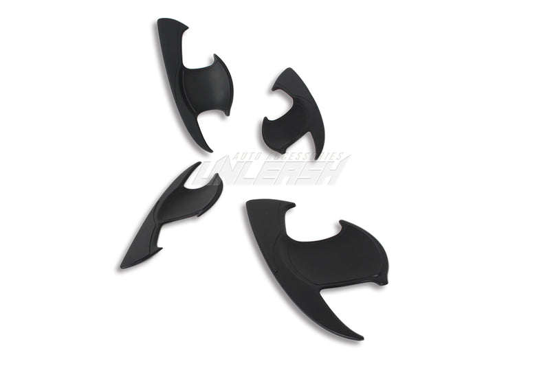 Black Door Handle Bowl Insert Covers for Nissan Navara NP300 2015-2025