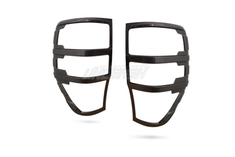 Carbon Fiber Color Taillight Covers/ Surrounds for Ford Ranger PX1 PX2 PX3 2011-2022