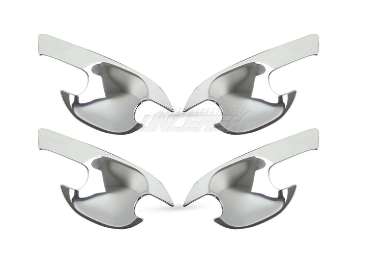 Chrome Door Bowls Covers for Ford Ranger PX1 PX2 PX3 2011-2022