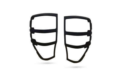 Black Taillight Covers/Surrounds for Ford Ranger PX1 PX2 PX3 2011-2022