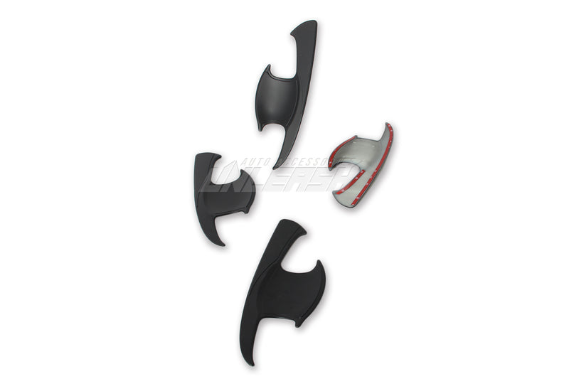 Black Door Handle Bowl Insert Covers for Toyota Hilux Revo Rocco 2015-Current Style A