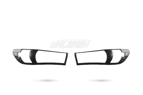Black Headlight Cover/Surrounds for Toyota Hilux Revo SR 2015-2020