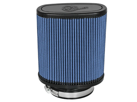 aFe Magnum Flow Pro 5R Air Filter - 3.5" Flange, 5.75 x 5" Base, 6 x 2.75" Top x 6.5" Height