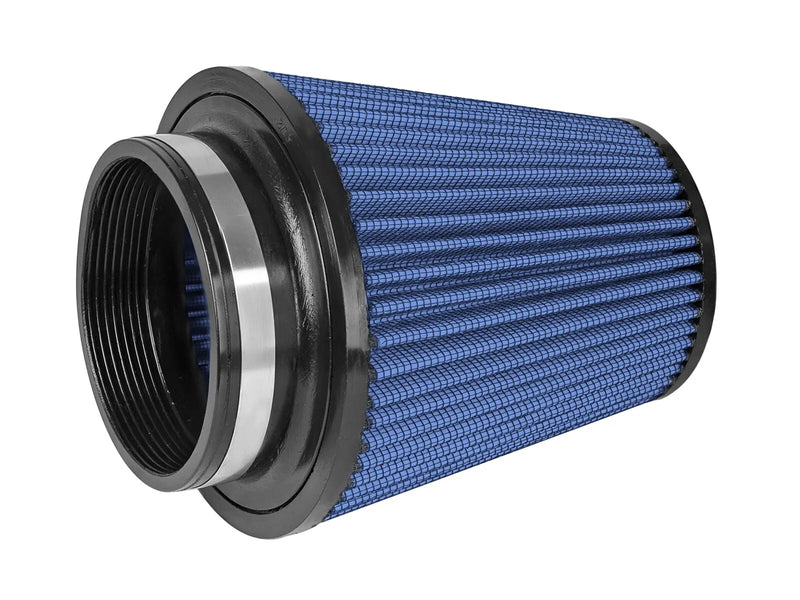 aFe Magnum Flow Pro 5R Air Filters - Pair - 4.5" Flange, 7" Base, 4.5" Inv Top, 7" Height