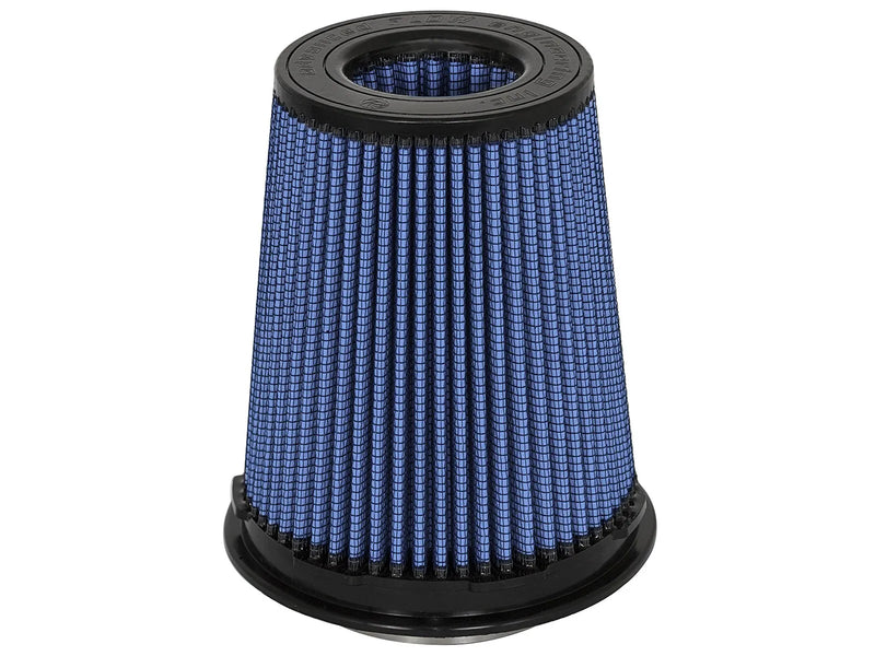 aFe Magnum Flow Pro 5R Air Filter - 4" Flange, 6" Base, 4.5" Inv Top, 7.5" Height