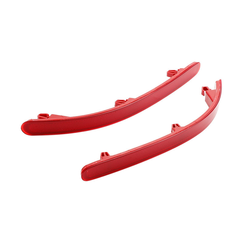 VW Touareg (2002-2010) Red Lens Rear Bumper Reflector Pair