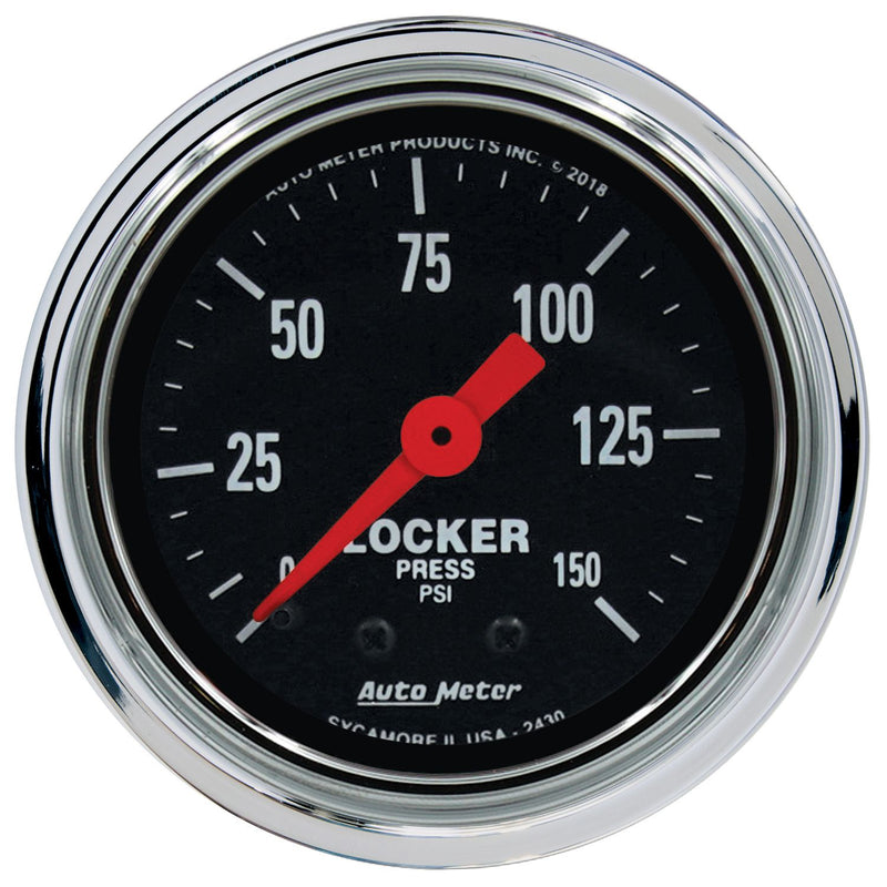 AutoMeter Trad Chrome 2-1/16in Air Locker AU2430