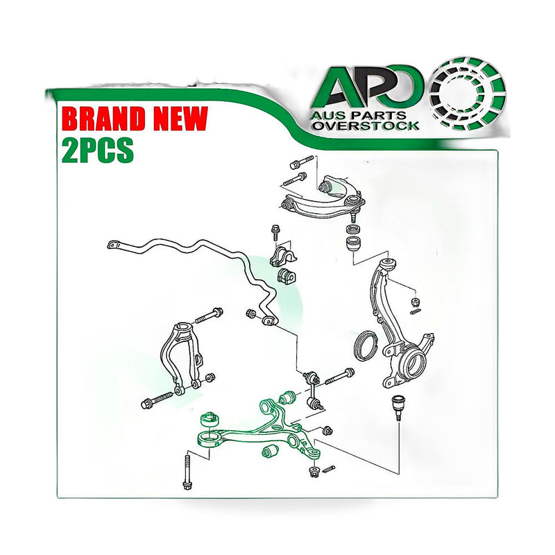 Front Lower Control Arms (Pair) to suit Honda Accord CM Euro CL — image 1