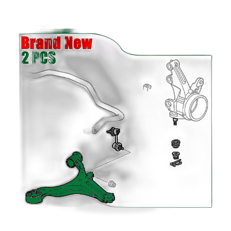 Front Lower Control Arms (Pair) to suit Honda CR-V RD4 RD7 2001-2006 — image 1