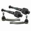 Inner Outer Tie Rod End Set 4 Pieces to suit Nissan Pathfinder R51 Navara — image 2