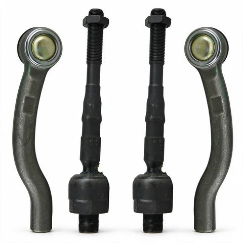 Inner Outer Tie Rod End Set 4 Pieces to suit Nissan Pathfinder R51 Navara — image 1