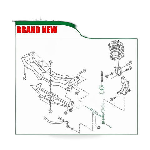 Front Lower Control Arms (Pair) to suit Subaru Liberty BL BP G4 — image 1