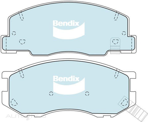 Bendix Brake Pads Front Toyota Prev Estima - DB1372GCT