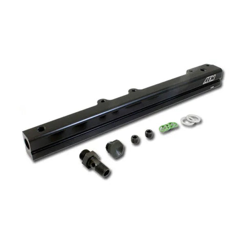 AEM High Volume Fuel Rail. Black. Honda