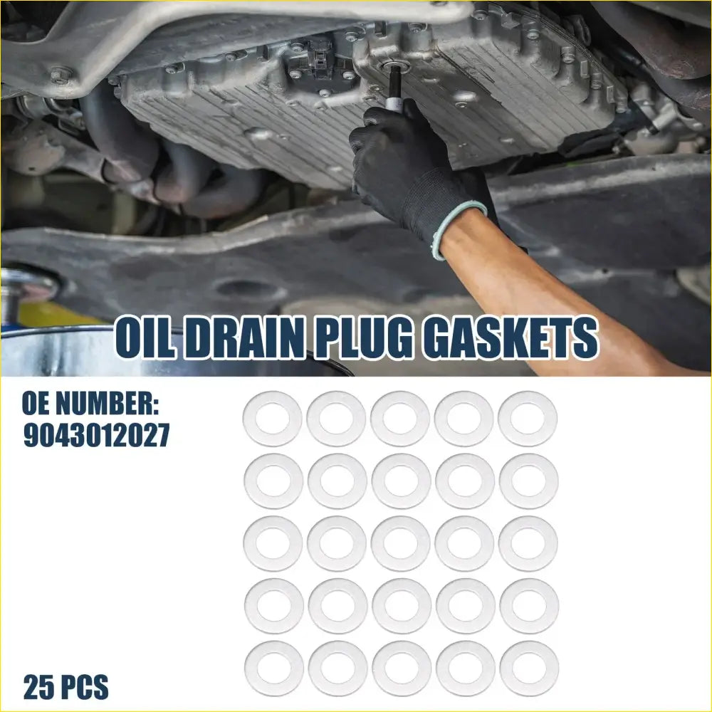25 x Oil Drain Plug Gaskets 12mm ID for Toyota 4Runner (1990-1994)