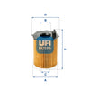 UFI Filters Oil Filter 25.187.00